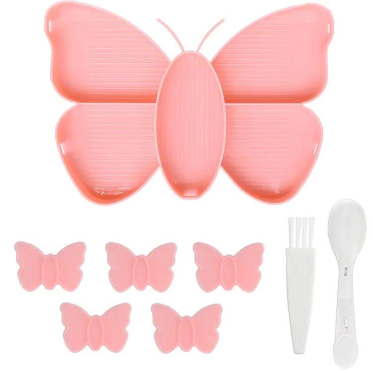 Ablageschiffchen in Schmetterlingform mit Pinsel - Jetzt bei diamondspainting kaufen