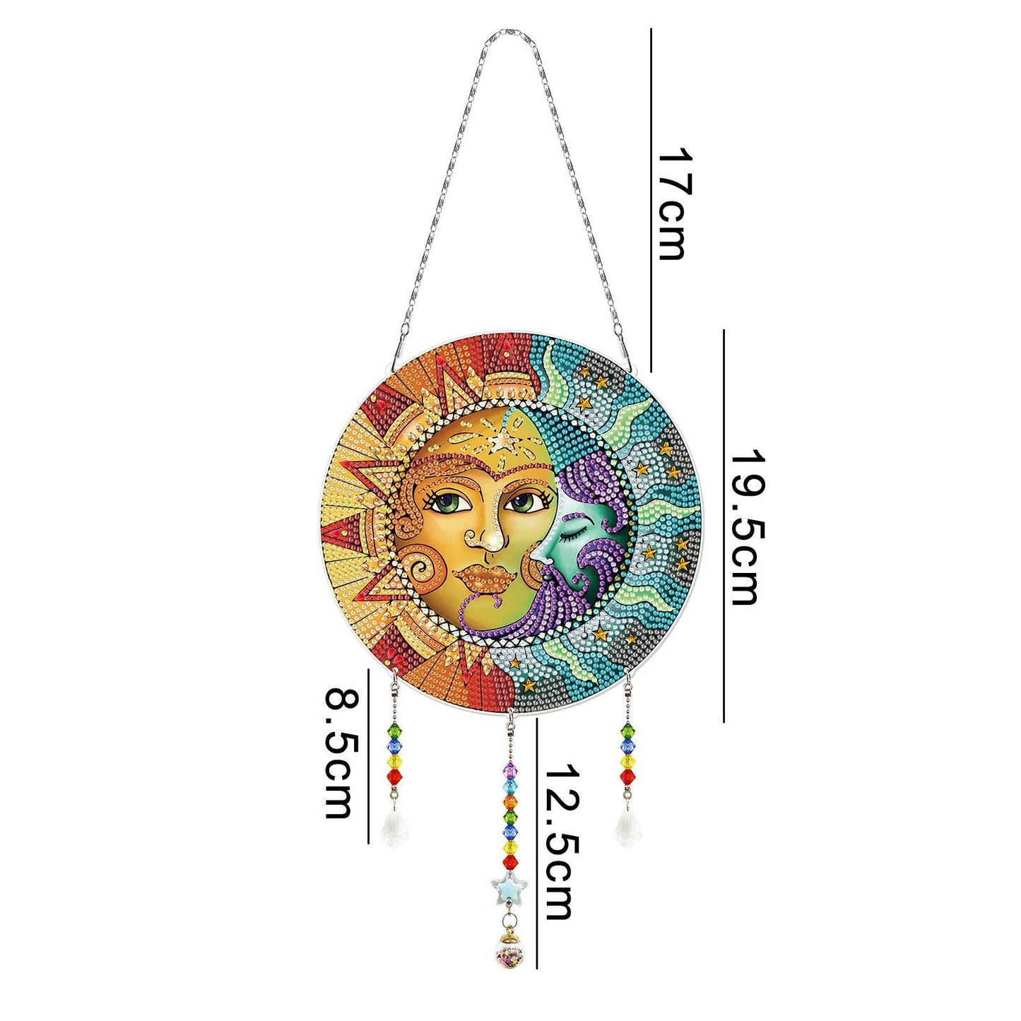 Accessoires-Hängende Dekorationen(Sonne und Mond) - Jetzt bei diamondspainting kaufen