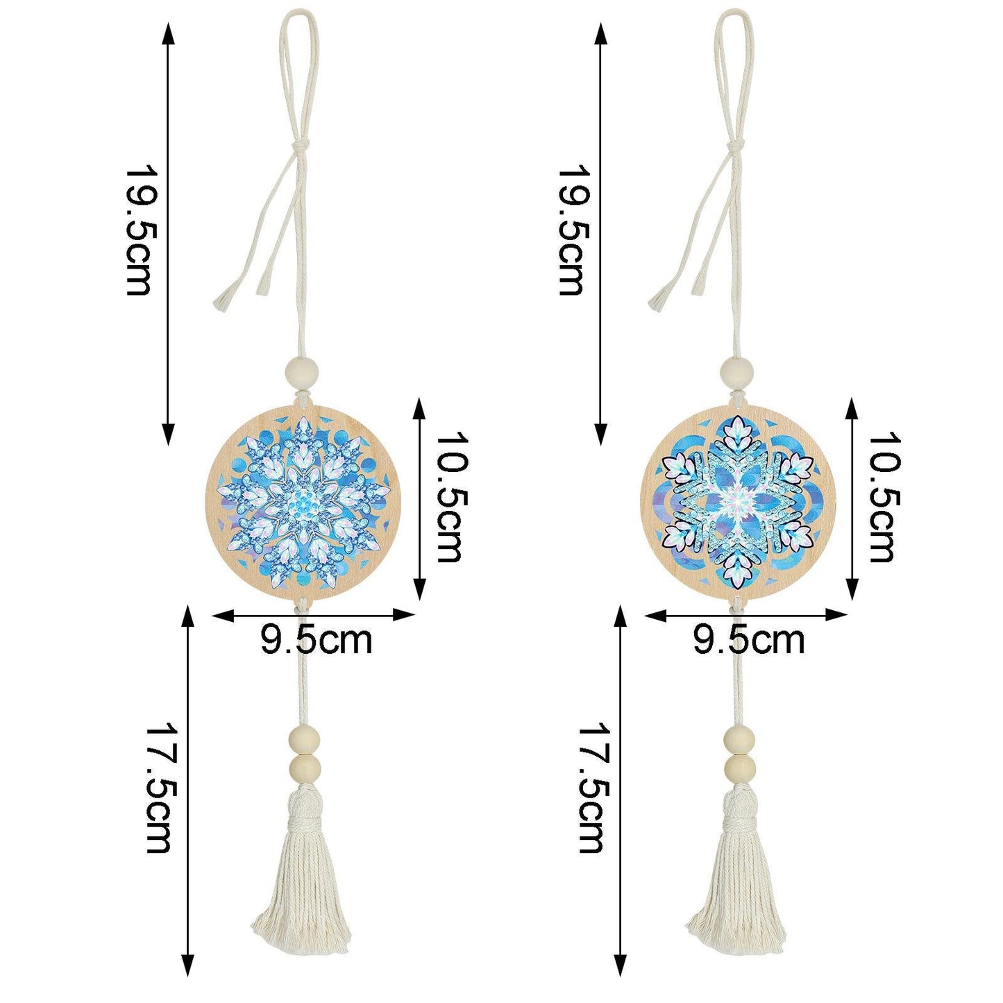 Accessoires- Wanddekoration, zweiteiliges Set(Eis) - Jetzt bei diamondspainting kaufen