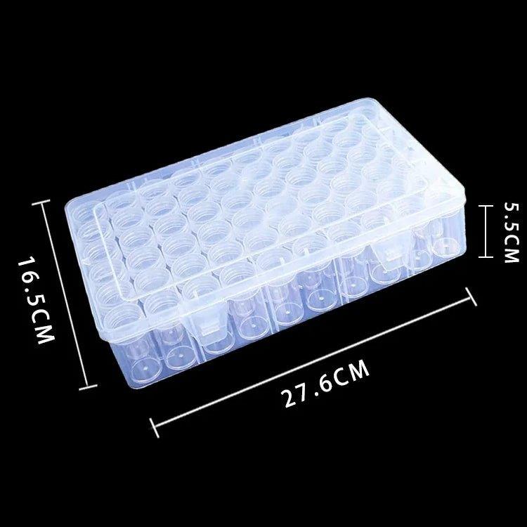 Aufbewahrungsbox mit 60 runden Dosen - Jetzt bei diamondspainting kaufen