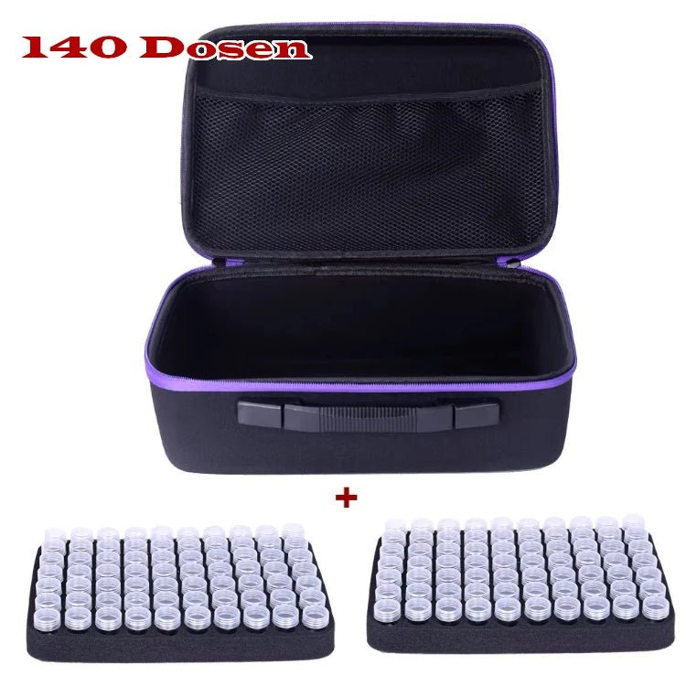 Diamond Painting-Aufbewahrungskoffer mit 140 Dosen - Jetzt bei diamondspainting kaufen