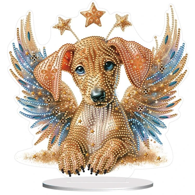 Diamond Painting-Engelhund Aufsteller - Jetzt bei diamondspainting kaufen
