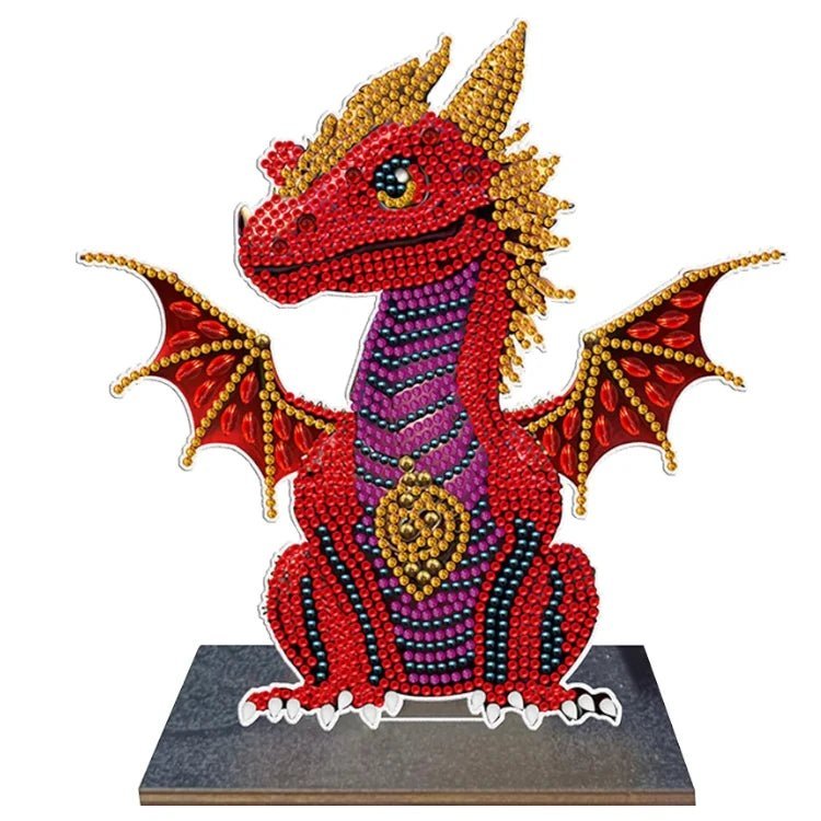 Diamond Painting-Roter Drache - Jetzt bei diamondspainting kaufen