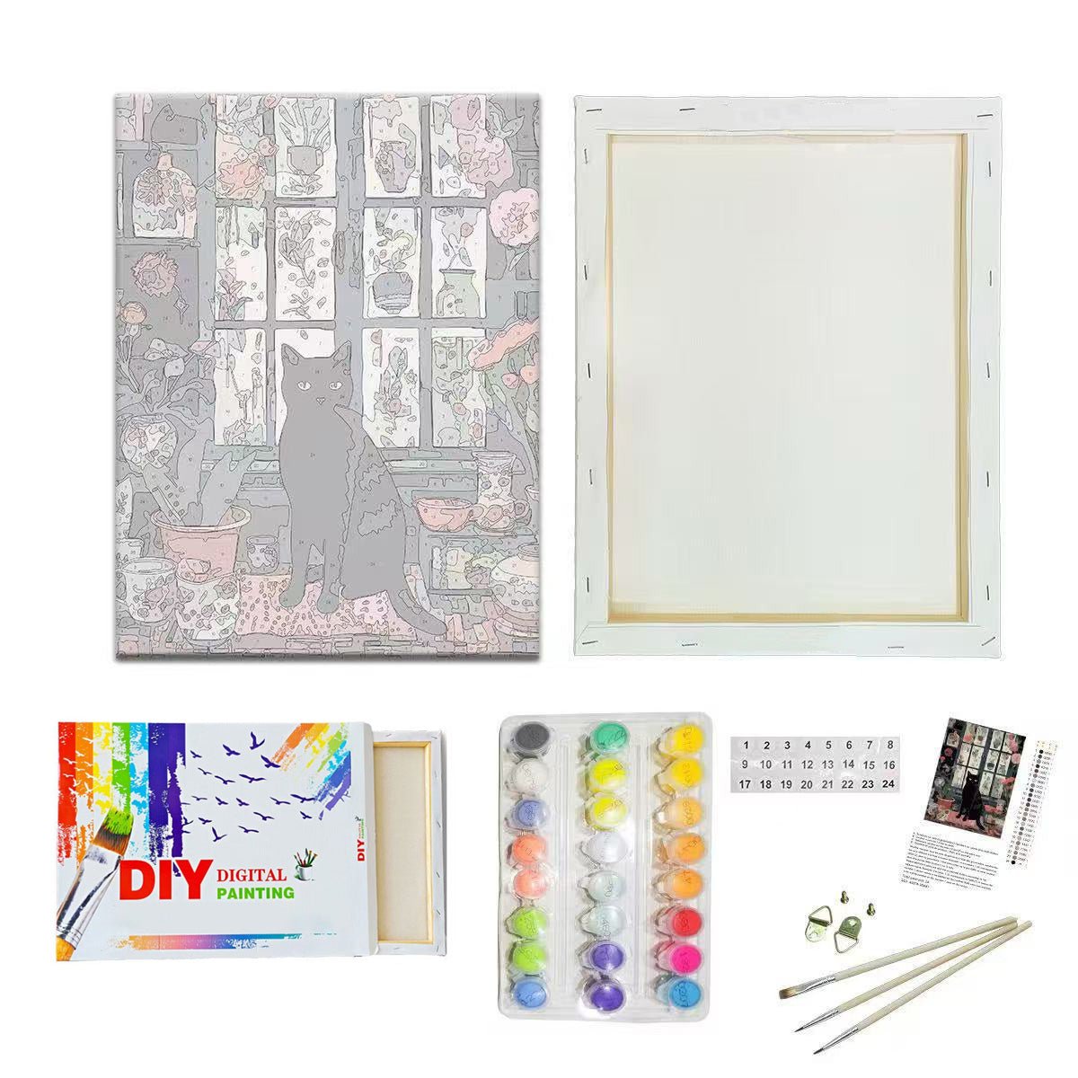 Malen nach Zahlen - Küstenstadt - Jetzt bei diamondspainting kaufen