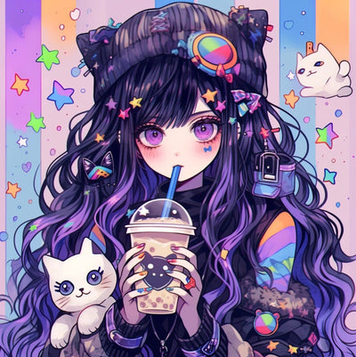 Diamond Painting Anime Figuren - diamondspainting