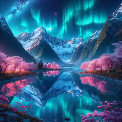 Diamond Painting Berglandschaft - diamondspainting