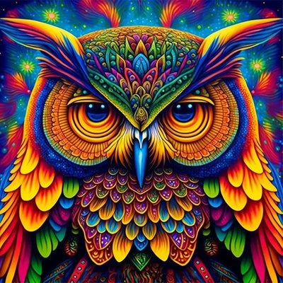 Diamond Painting Eule