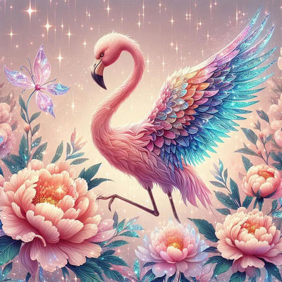 Diamond Painting Flamingo - diamondspainting