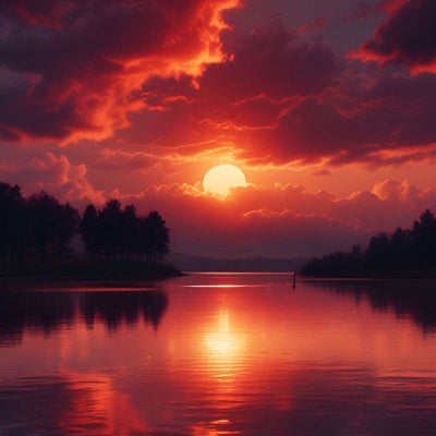 Diamond Painting Sonnenuntergang - diamondspainting