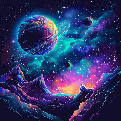 Diamond Painting Sternenhimmel - diamondspainting