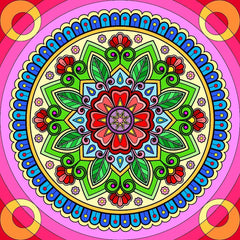 Diamond Painting-Mandala