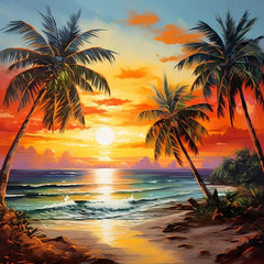 Diamond Painting-Strand Landschaft