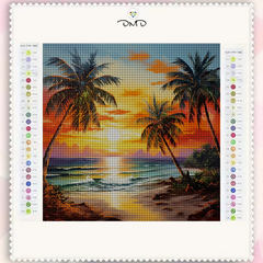 Diamond Painting-Strand Landschaft