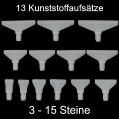 13-teiliges Aufsatz Set aus Kunststoff