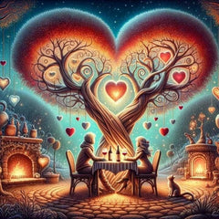 Diamond Painting-Candle-Light-Dinner