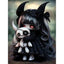 Diamond Painting-Gothic Lolita mit Stofftier