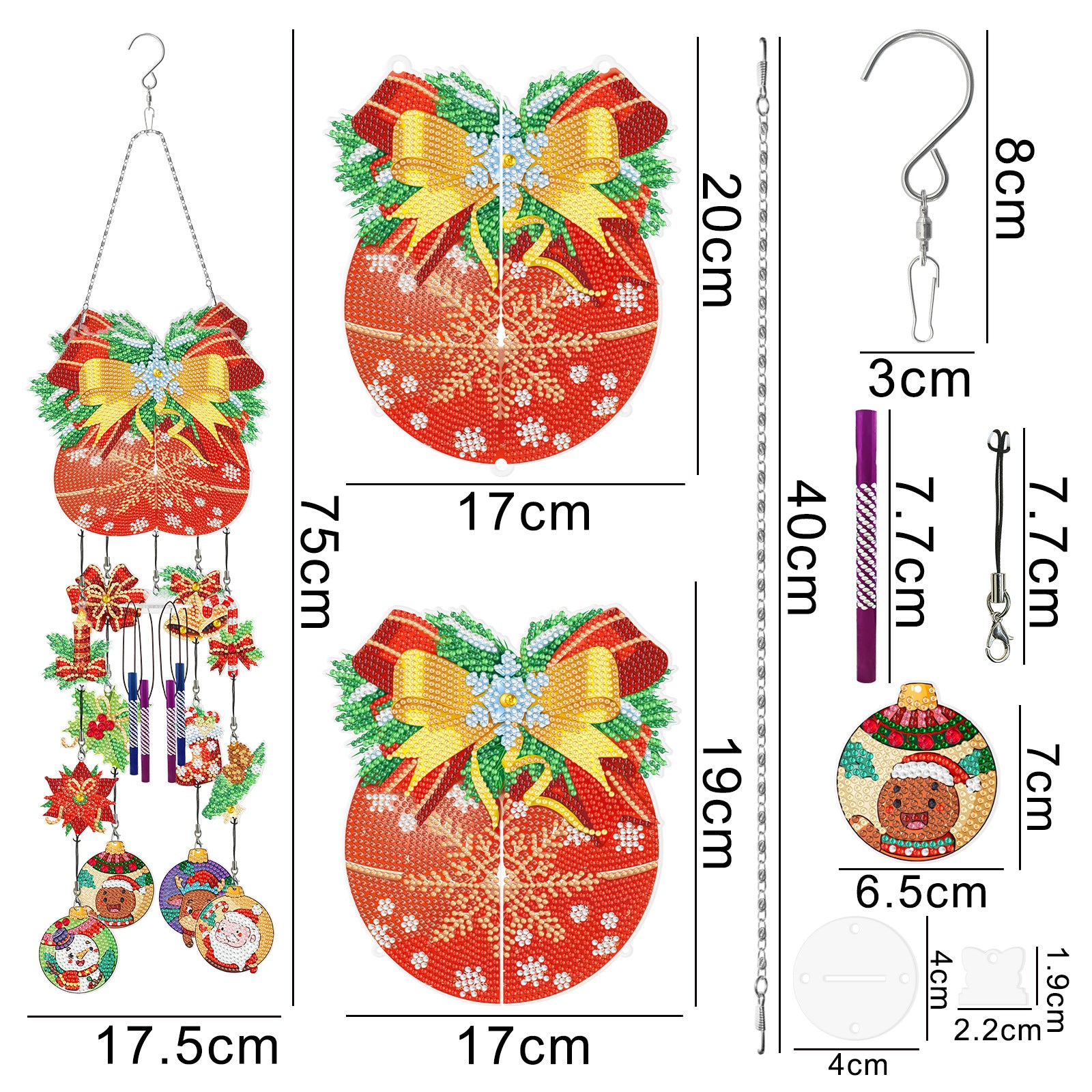 Accessoires- Wandbehänge（Weihnachtstüte）