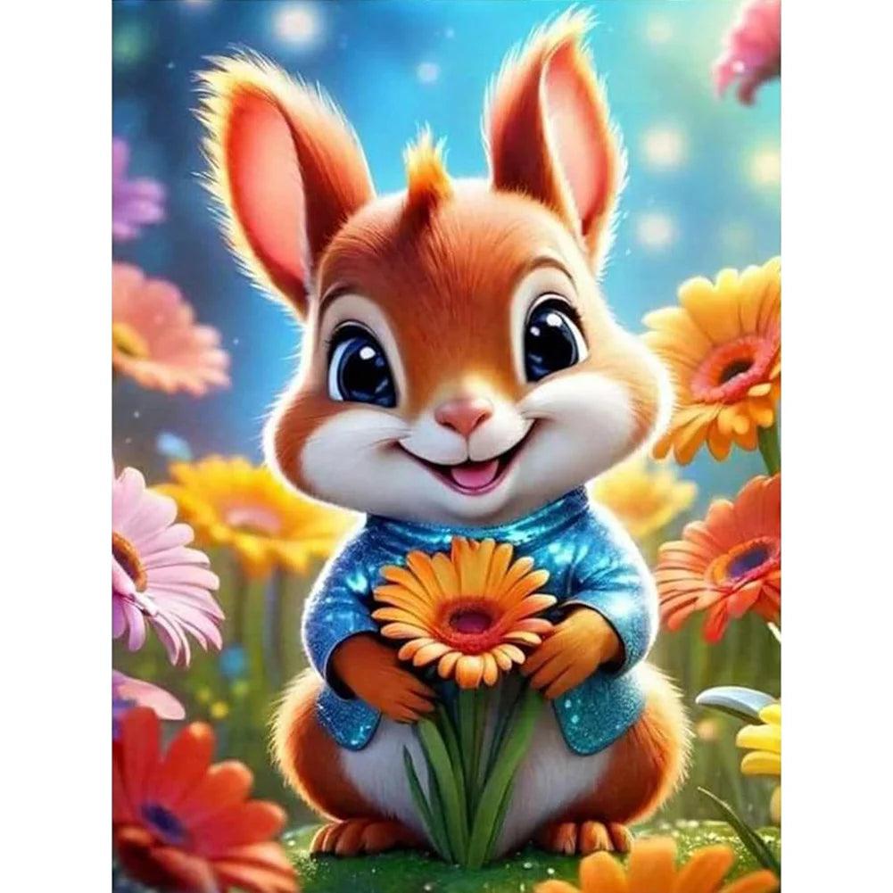 Diamond Painting-Baby Hase