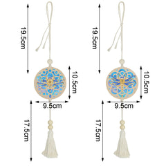 Accessoires- Wanddekoration, zweiteiliges Set（Blaue Libelle）