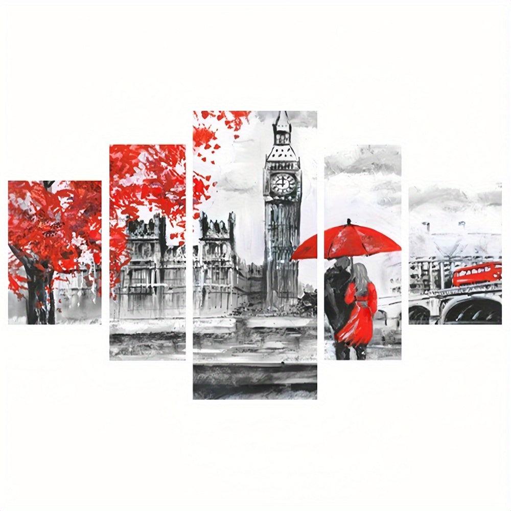 5 Paneele Diamond Painting-Big Ben - Jetzt bei diamondspainting kaufen