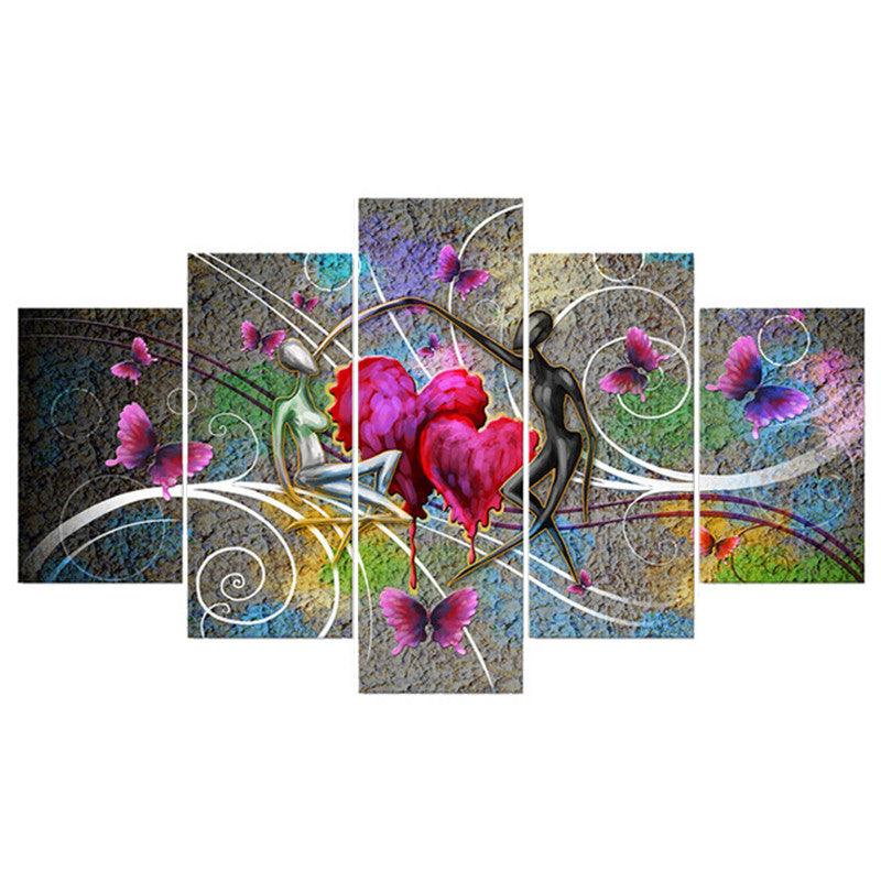 5 Paneele Diamond Painting-Schwarz und Weiß - Jetzt bei diamondspainting kaufen