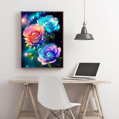 Diamond Painting-Farbträume der Rosen