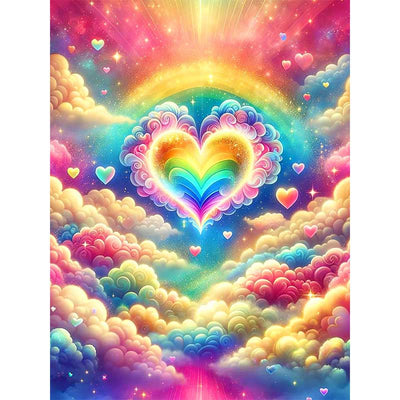Diamond Painting-Wolkentraum in Pastell