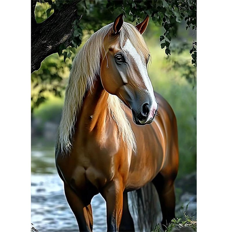 Diamond Painting-Majestätisches Pferd