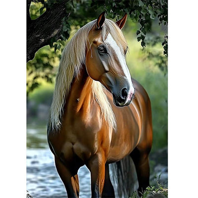 Diamond Painting-Majestätisches Pferd