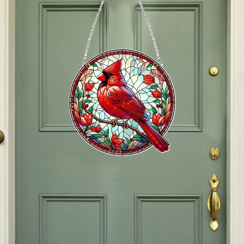 Accessoires-Dekorativer Wandbehang(Roter Vogel)