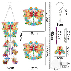 Accessoires-Hängende Windspiele (Schmetterling)