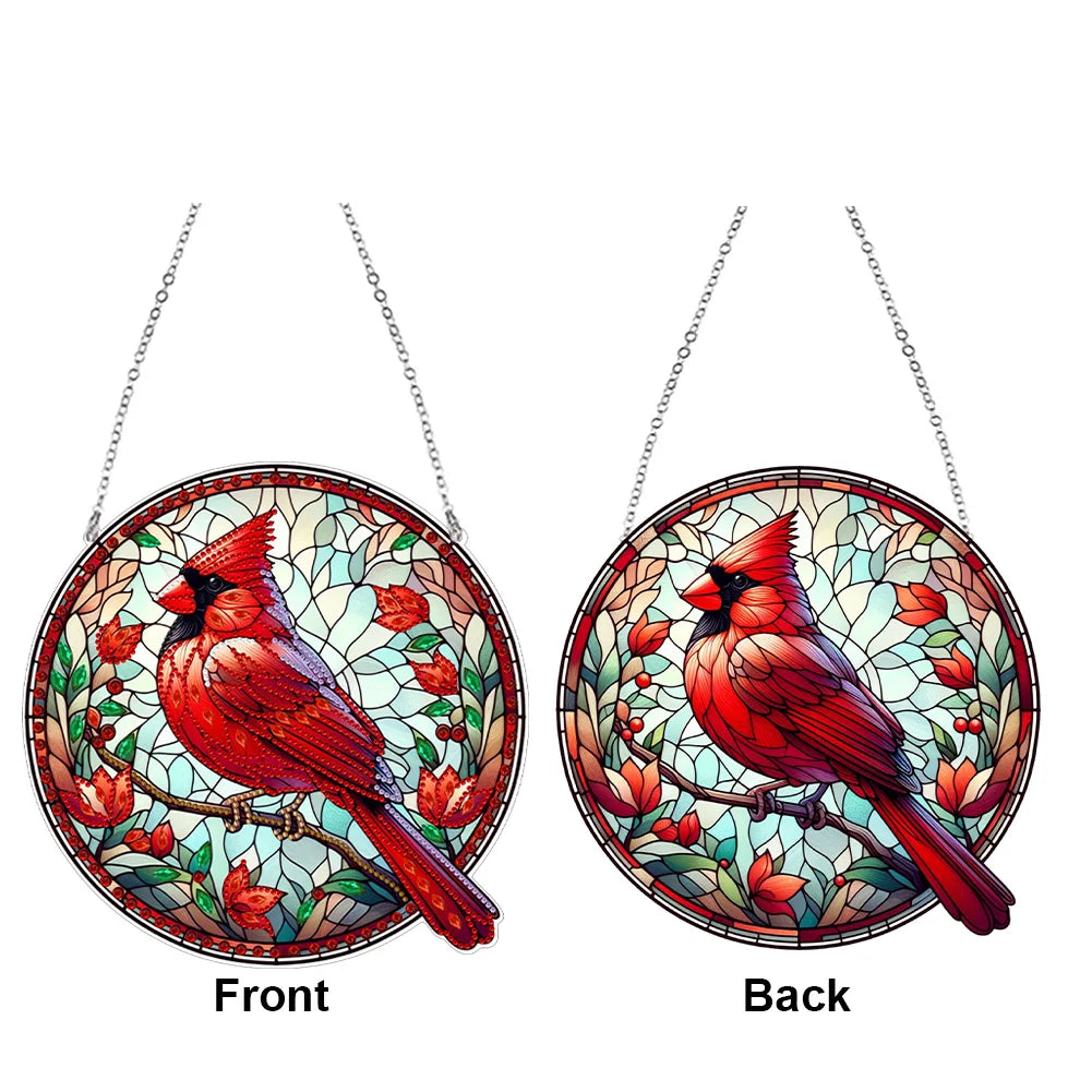 Accessoires-Dekorativer Wandbehang(Roter Vogel)