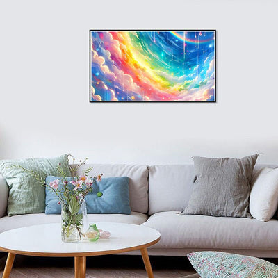 AB Diamond Painting-Regenbogenhimmel