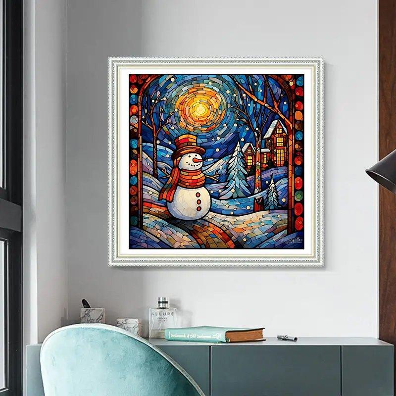 AB Diamond Painting - Weihnachts Schneemann - diamondspainting