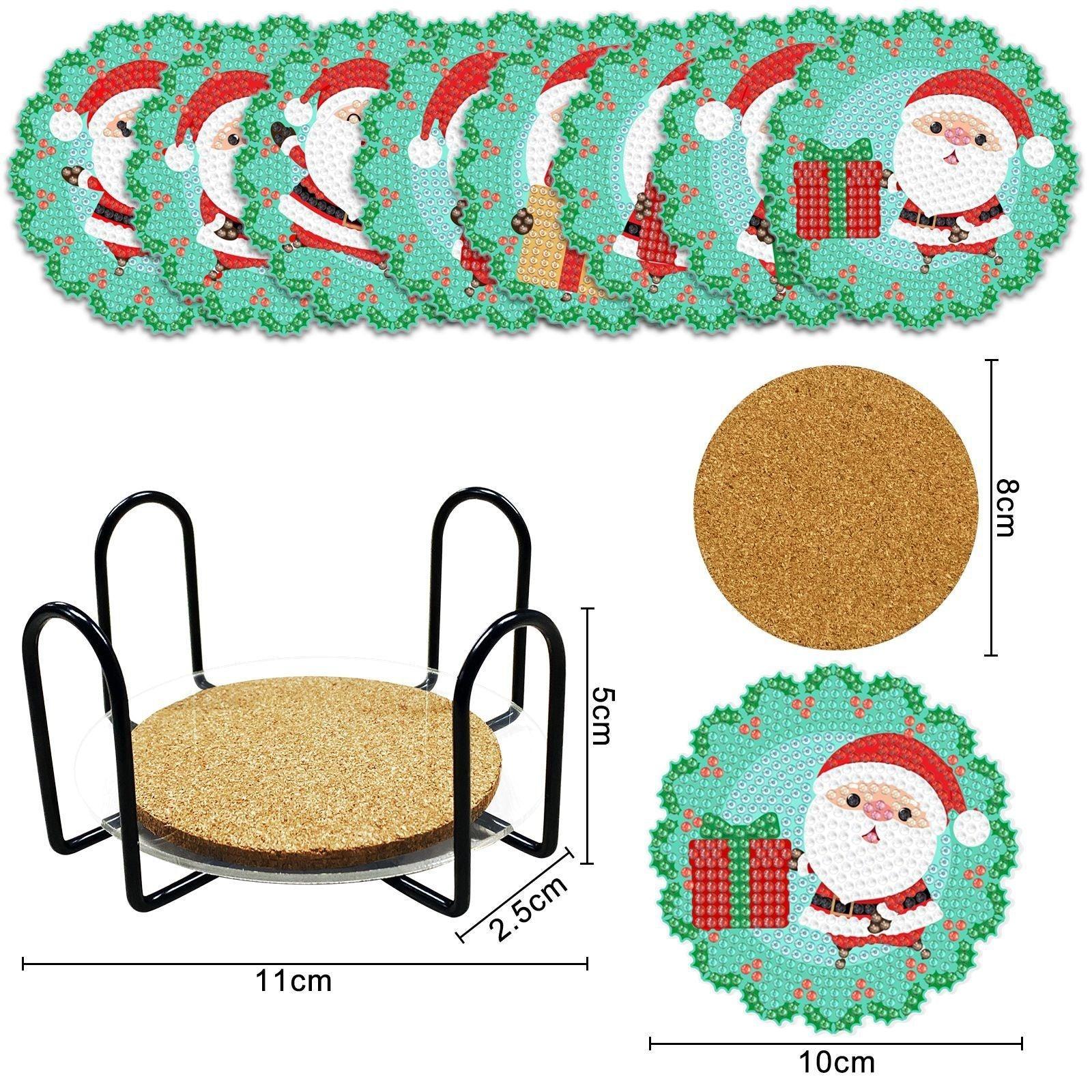 Accessoires- Achtteiliges Untersetzer-Set - Jetzt bei diamondspainting kaufen