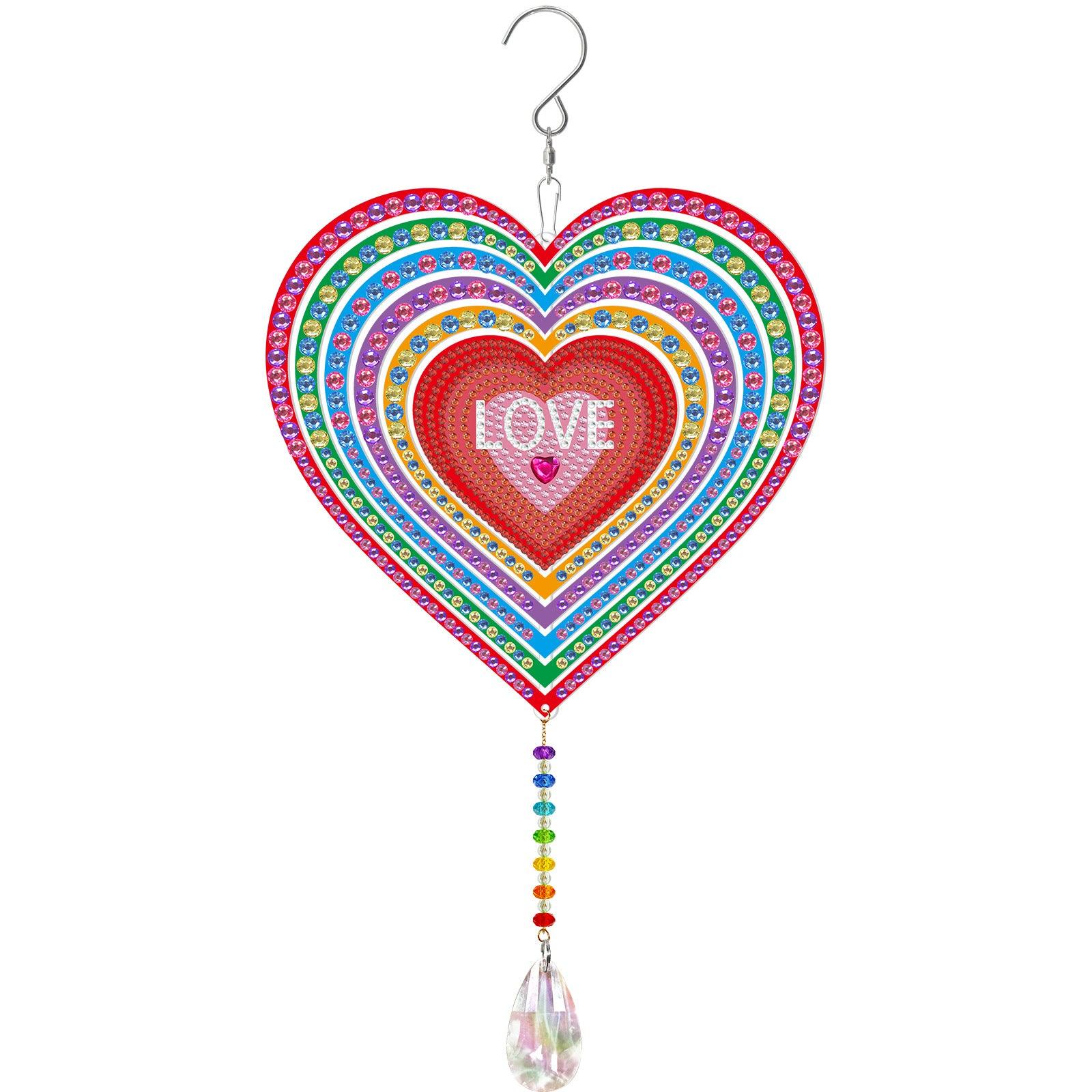 Accessoires - Dekorativer Wandbehang (Liebe) - diamondspainting