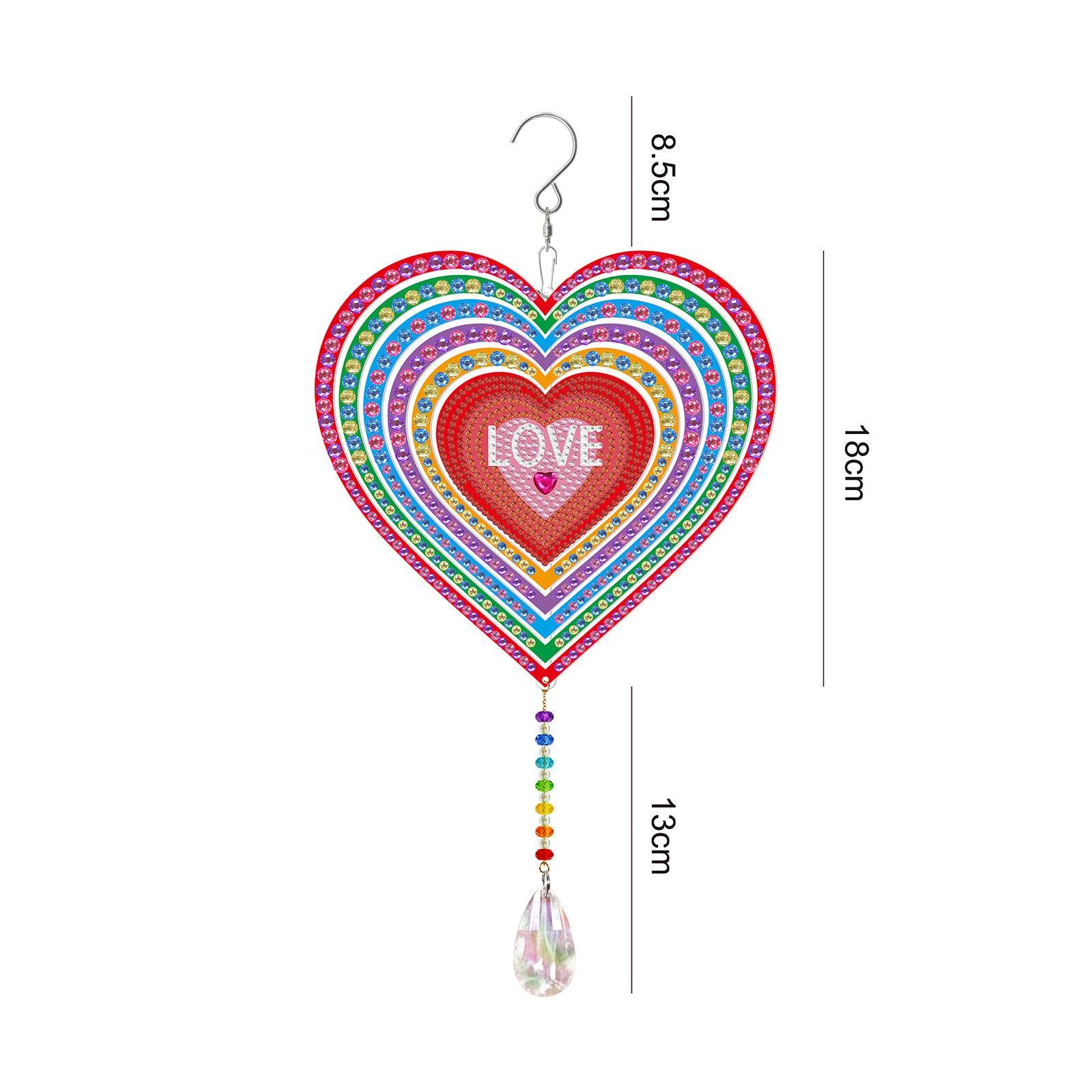 Accessoires - Dekorativer Wandbehang (Liebe) - diamondspainting