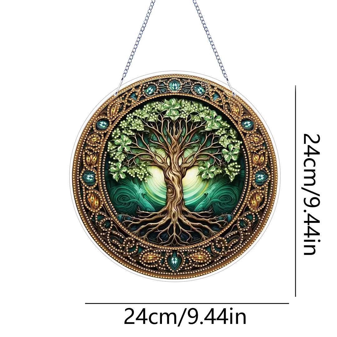 Accessoires - Dekorativer Wandbehang(Bronzebaum) - diamondspainting