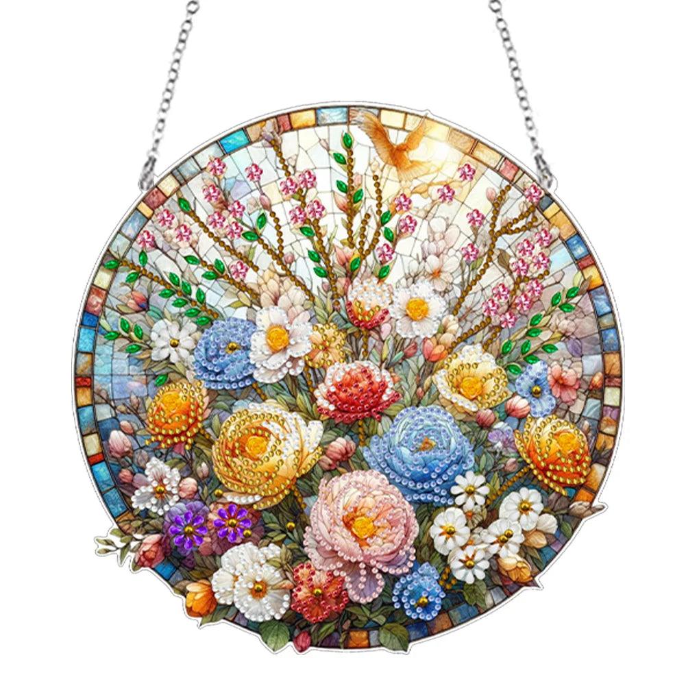 Accessoires - Dekorativer Wandbehang(Tulpenblume) - diamondspainting