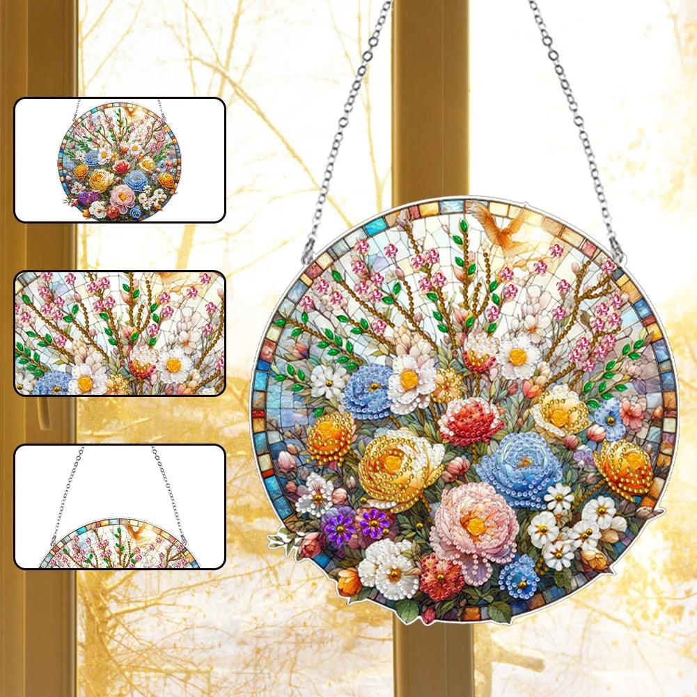 Accessoires - Dekorativer Wandbehang(Tulpenblume) - diamondspainting