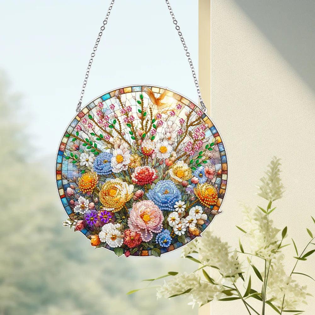 Accessoires - Dekorativer Wandbehang(Tulpenblume) - diamondspainting