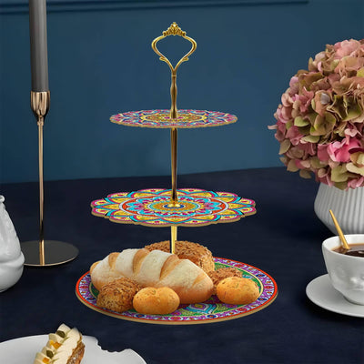 Accessoires- Dreischichtiger dreidimensionaler Speiseteller - Jetzt bei diamondspainting kaufen