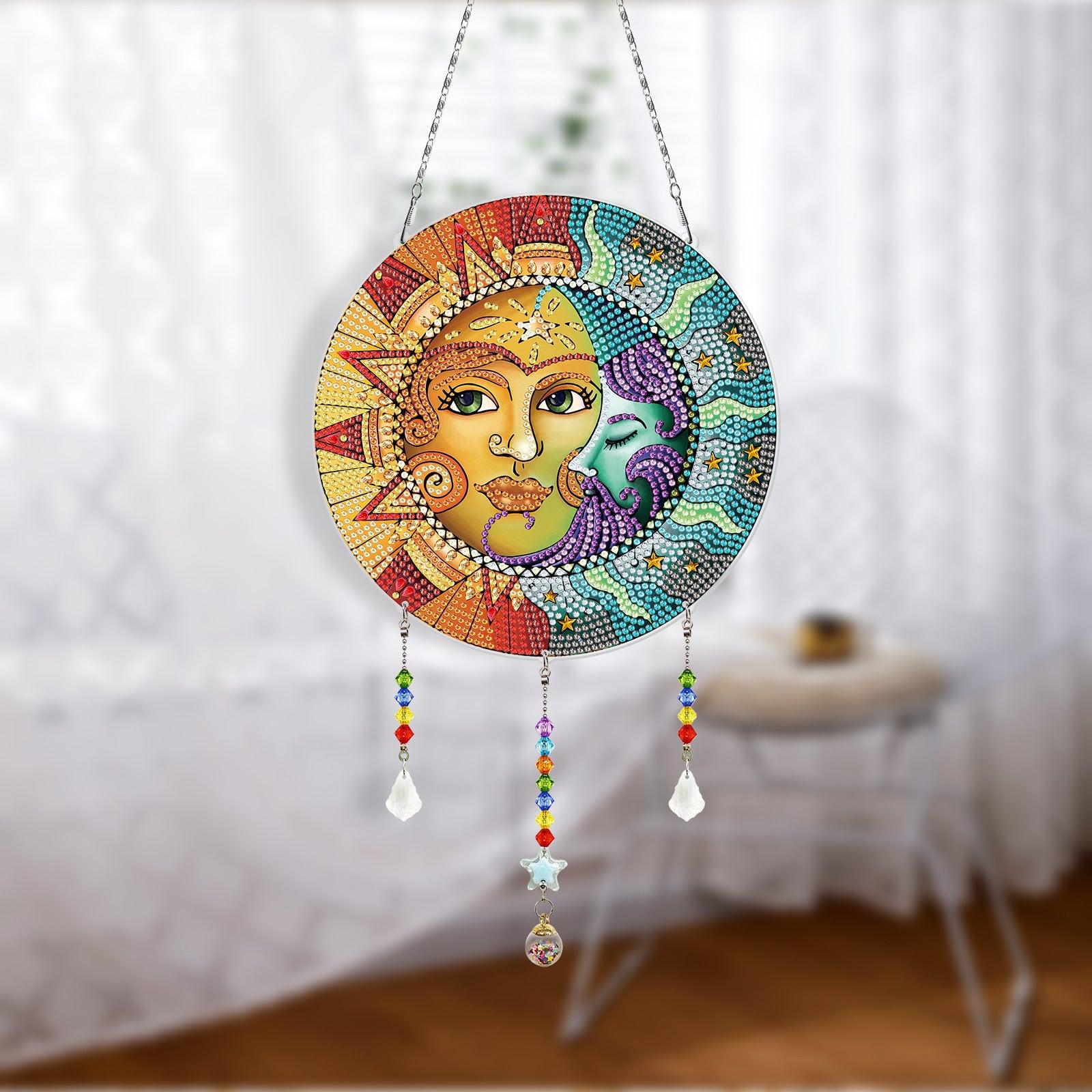 Accessoires - Hängende Dekorationen（Sonne und Mond） - diamondspainting