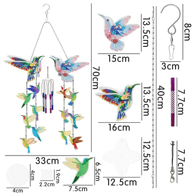 Accessoires-Hängende Windspiele (Fliegende Vögel) - Jetzt bei diamondspainting kaufen