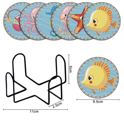 Accessoires- Sechsteiliges Untersetzer-Set - Jetzt bei diamondspainting kaufen