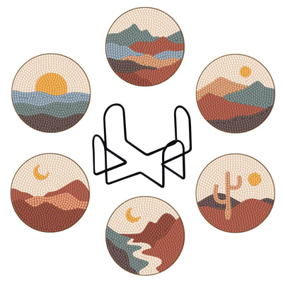 Accessoires- Sechsteiliges Untersetzer-Set - Jetzt bei diamondspainting kaufen