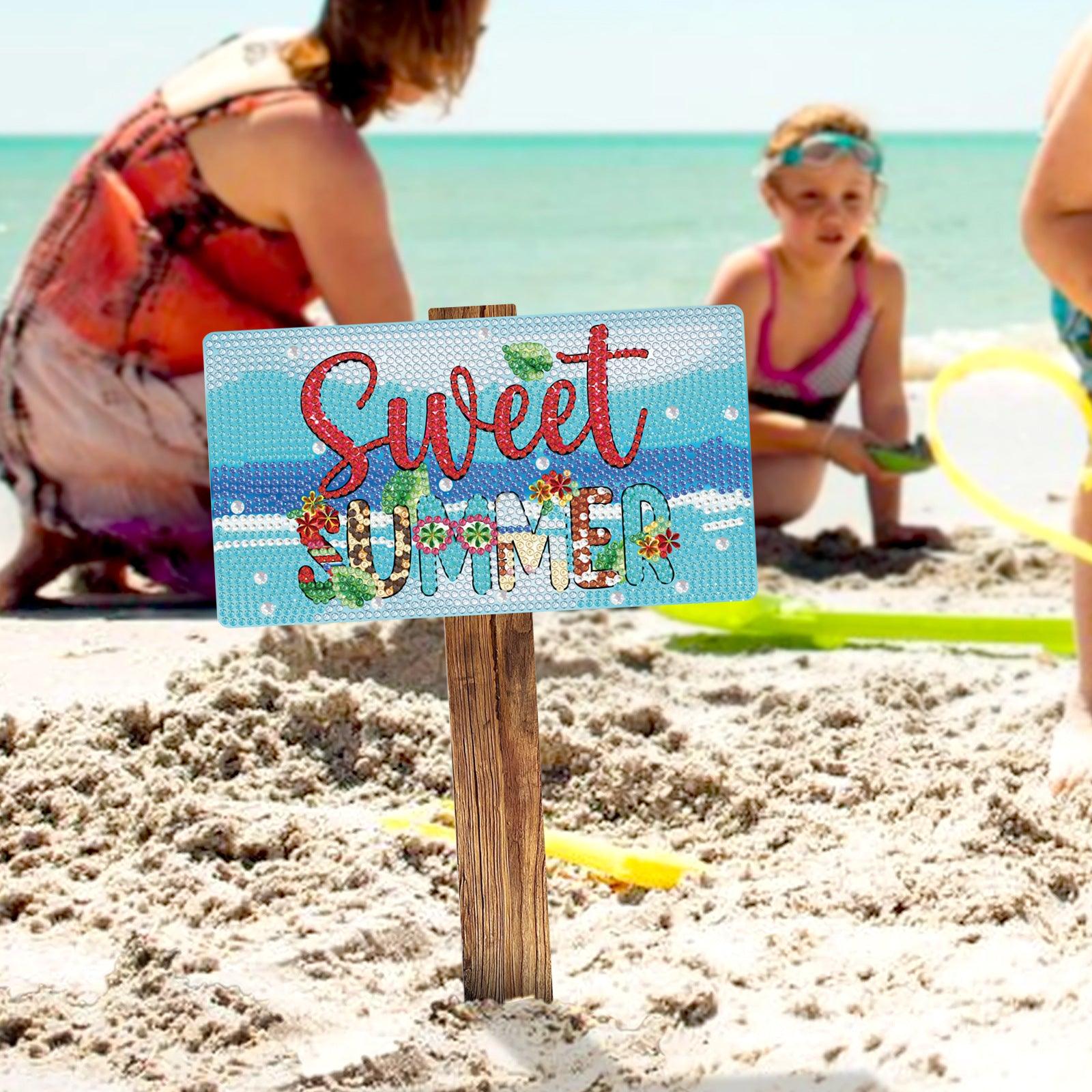 Accessoires – Summer Beach Signage - diamondspainting