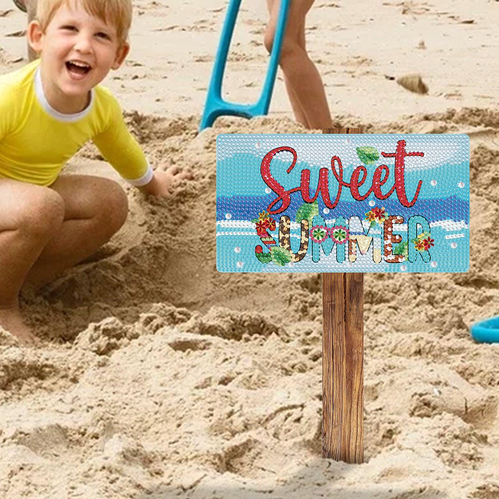 Accessoires – Summer Beach Signage - diamondspainting