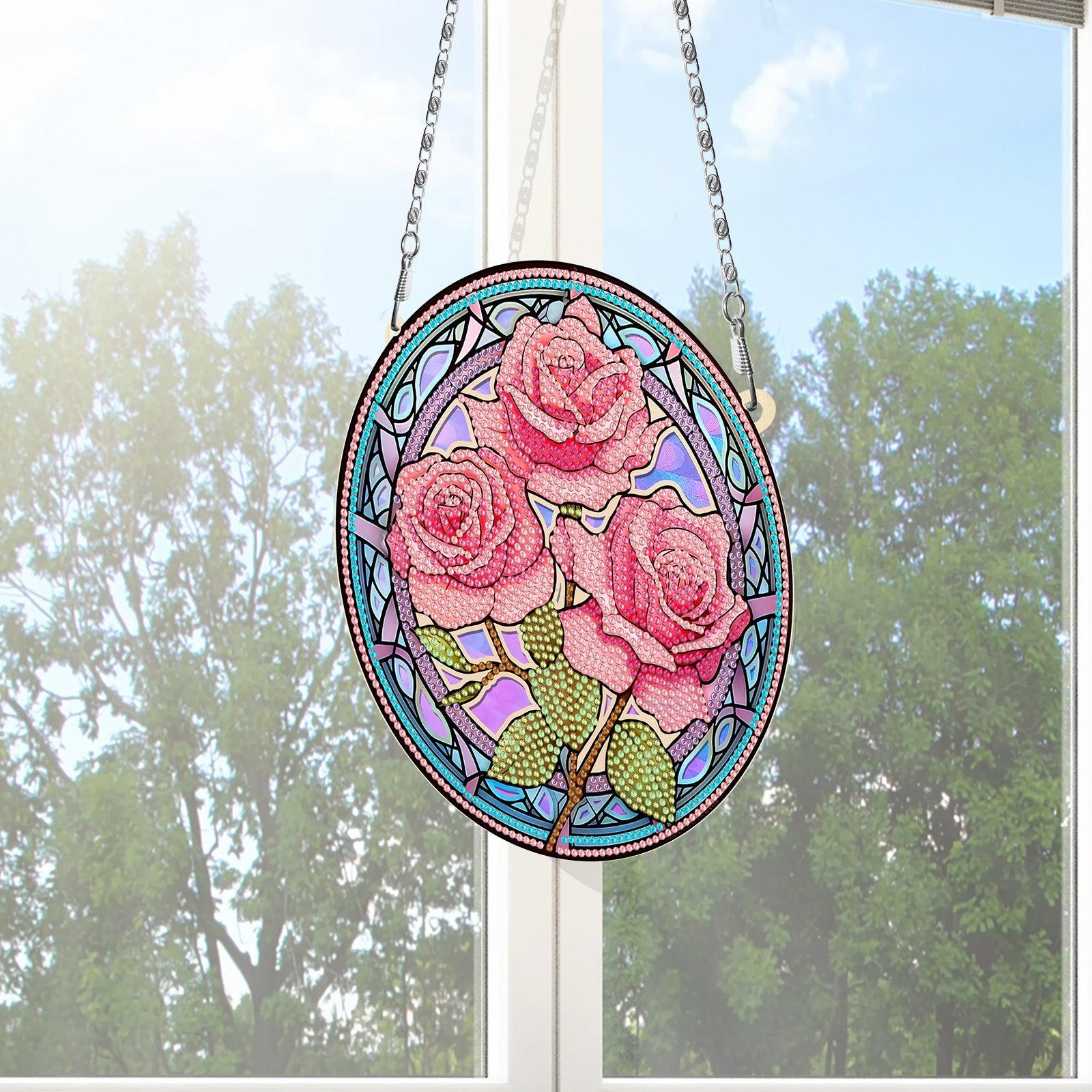 Accessoires - Wandbehänge（Rose） - diamondspainting