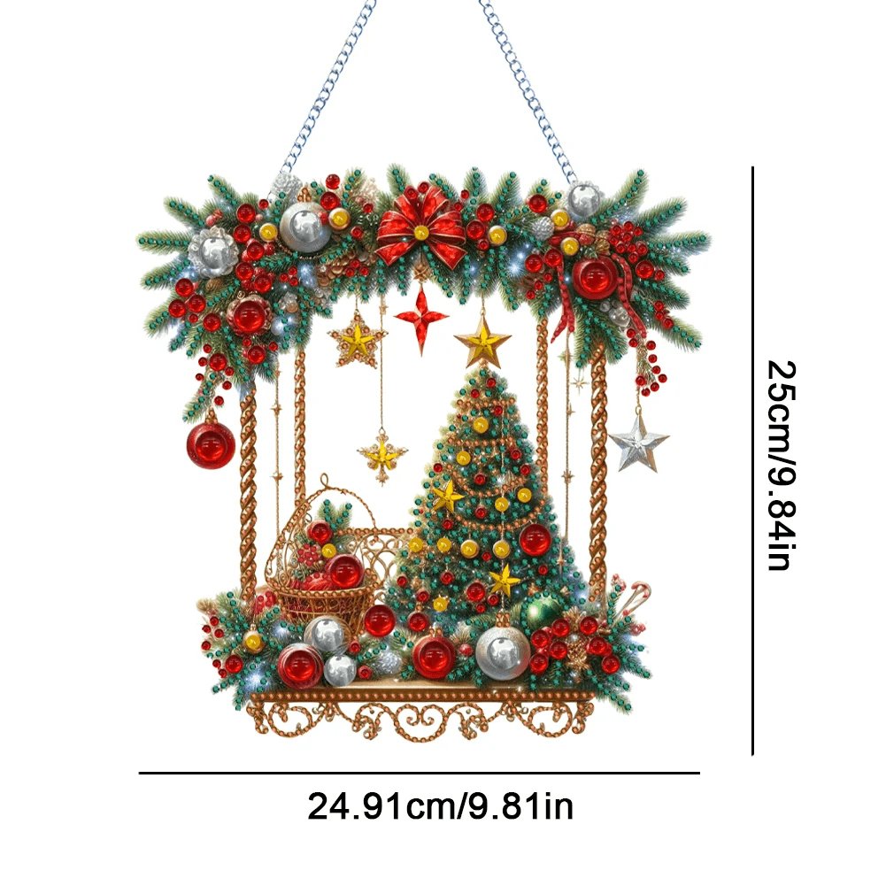 Accessoires - Wandbehänge（Weihnachtsmann） - diamondspainting